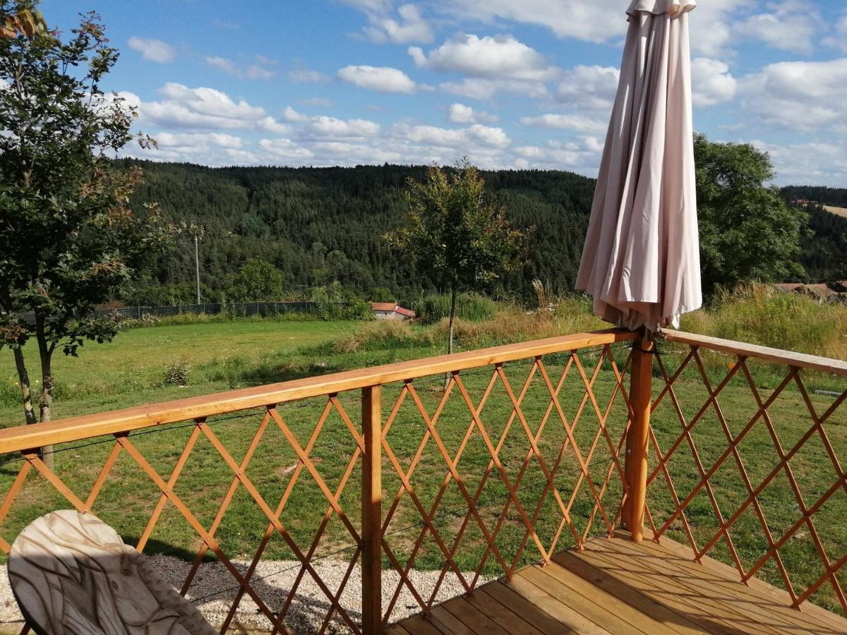 Le Chalet Des Etoiles Champagnac-le-Vieux ภายนอก รูปภาพ