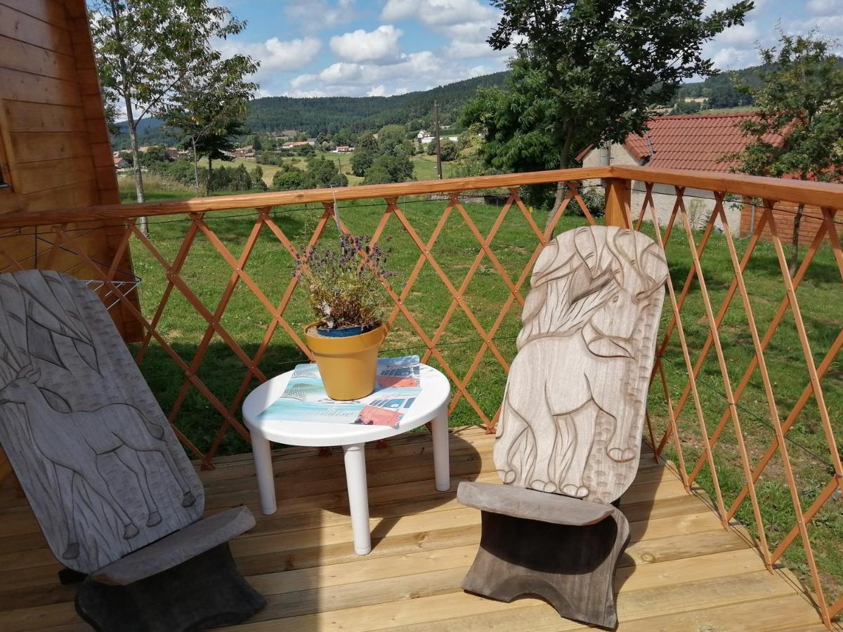 Le Chalet Des Etoiles Champagnac-le-Vieux ภายนอก รูปภาพ