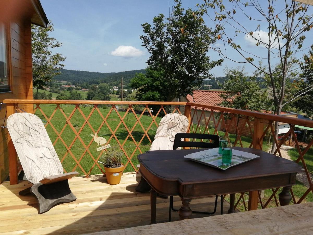 Le Chalet Des Etoiles Champagnac-le-Vieux ภายนอก รูปภาพ
